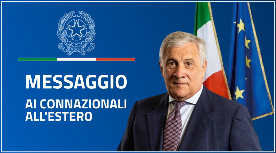 Cover Messaggio Tajani